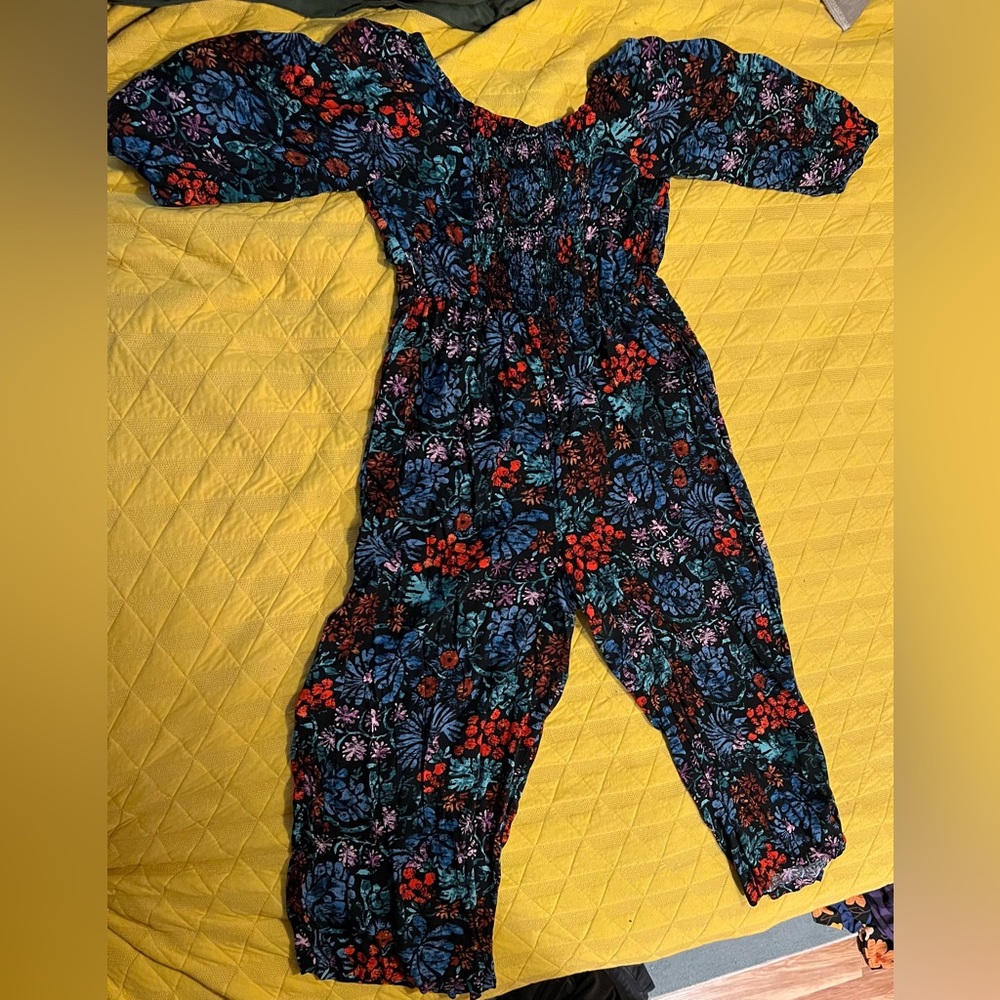 KNOX ROSE Floral jumpsuit XL